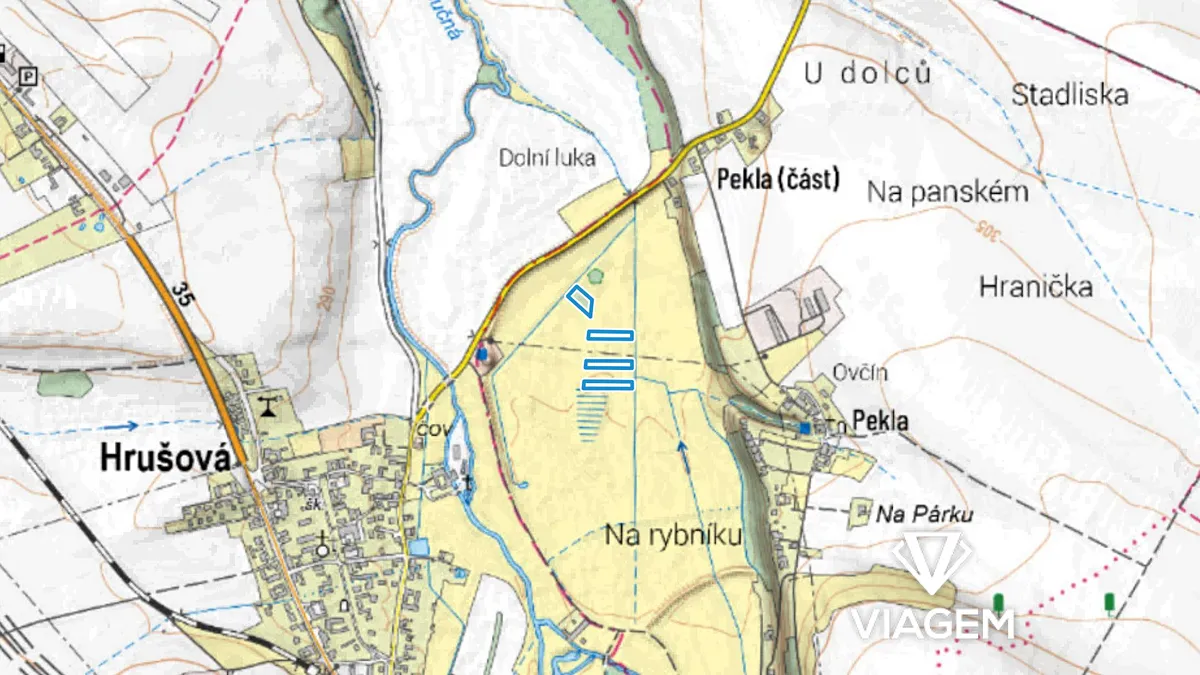 Prodej pole 3641 m²